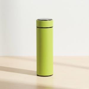 BARBAR KAHRIDO 500ML HEAVY QUALITY SILICONE GLASS WATER BOTTLE WITH STAINLESS STEEL LID COVER PACK OF 1 (GREEN COLOUR)