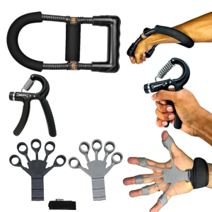 Forearm Strengthener kit | From Finger and Wrist to Forearm Strength | Get your Forearm pumped with Gripper Strength, Ruthless ForearmTraining, Complete Wrist Health and Arm training at Home