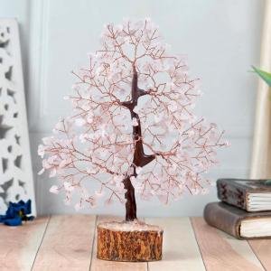 Rose quartz tree
