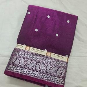 GS Creation Banarasi Satin Silk Saree
