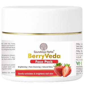 Berry Veda Face Pack – Natural Skin Brightening & Tan Removal Pack with Berries & Ayurvedic Ingredients