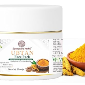 Ubtan Face Pack | With Aloe Vera, Turmeric & Natural Ingredients | For Glowing Skin & Tan Removal | Suitable for All Skin Types