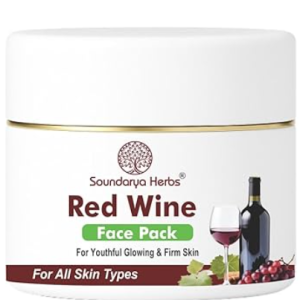 Red Wine Face Pack, For Youthful Glowing & Firm Skin, All Skin Types