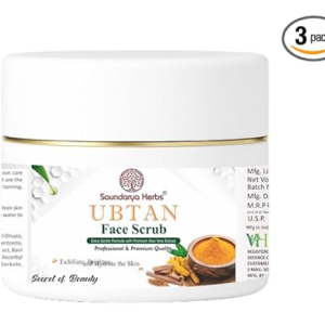 Ubtan Face Scrub | With Turmeric, Aloe Vera & Natural Exfoliants | Removes Tan & Dead Skin | Suitable for All Skin Types