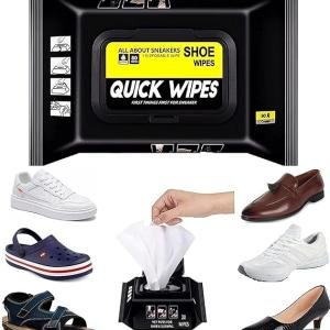 TCCO Natural Sneaker & Shoe Cleaner Wipes  Cleaner Shoe Wipes Quickly Remove Dirt & Stains