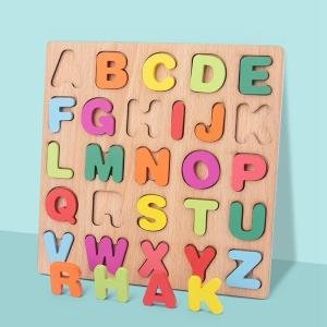 Baby Wooden Learning Educational Puzzle Toys for 2 Years Old Boys & Girls (Alphabets, Numbers & Shapes)