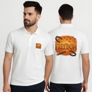 Binayak Men's Regular Fit Freedom  Printed Half Sleeves