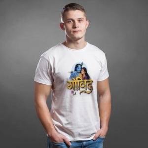 BINAYAK Cotton Regular Fit Printed White