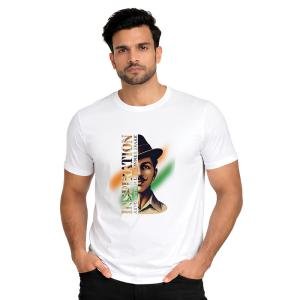 Binayak Cotton Regular Fit Printed White