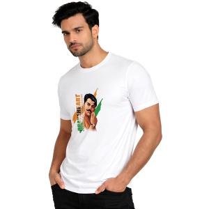 Binayak Cotton Regular Fit Printed White