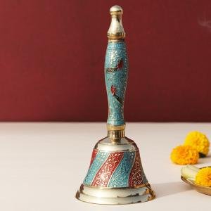 Brass Bell No. 2 Blue Colour
