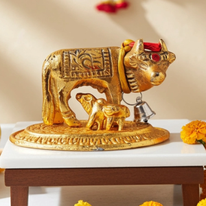 Aluminium Showpiece Gaye Small Gold Statue