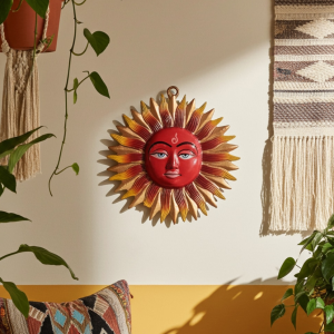 Aluminium Showpiece Sun Statue