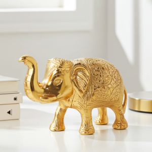 Aluminium Showpiece Elephant Small