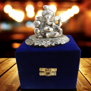 Aluminium  Showpiece Pagdi Ganesh Ji