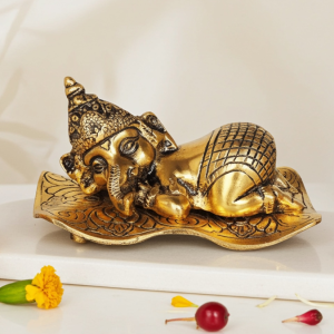Aluminium  Showpiece Chatai Ganesh