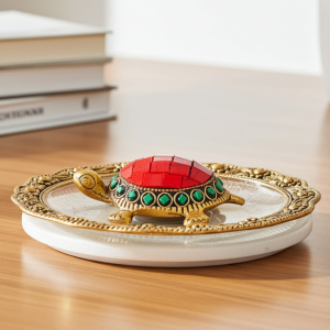 Aluminium Showpiece Stone Tortoise Statue