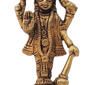 Brass Vishnu Ji Murti – Devotional Hindu God Idol for Temple