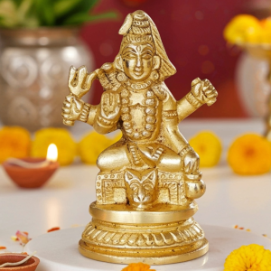 Brass Shiv Ji Idol – Handcrafted Religious Statue