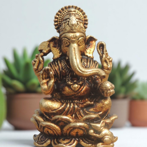 Brass Showpiece Ganesh Ji God Idol Statue