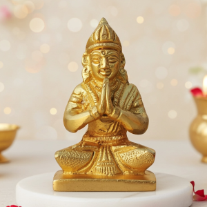 Brass Showpiece Parvati Ji Idol Statue