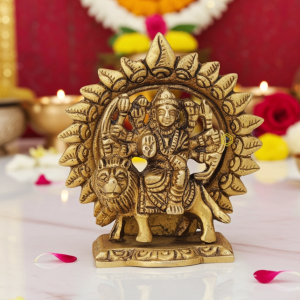 Brass Durga Ji Statue – Beautiful Handcrafted Goddess Idol
