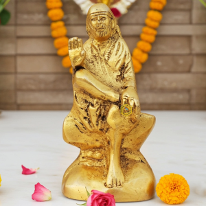 Brass Showpiece Sai Baba God Idol Statue