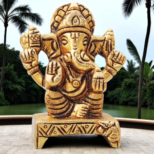 Brass Showpiece Ganesh Ji God Idol Statue