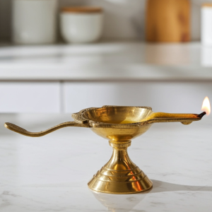 Brass Mahabharat Deepak No. 1