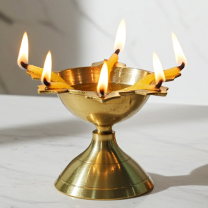 Brass Panchmukhi Deepak No. 1