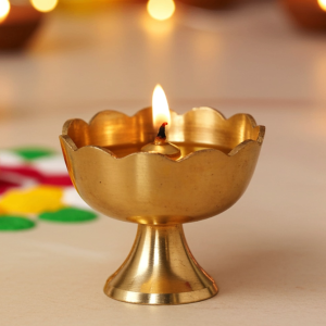 Brass Kamal Deepak No. 2