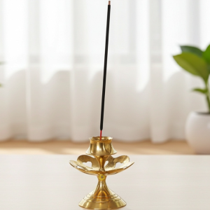 Brass Kamal Katori Agarbattin Stand No. 5