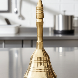 Brass Pooja Hand Bell, Meenar Ghanti