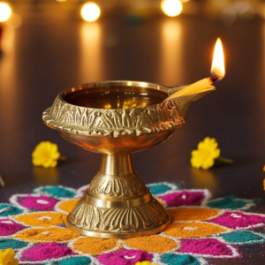 Brass Stand Kuber Deepak No. 1