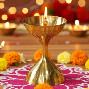 Brass Akhand Deepak No. 13