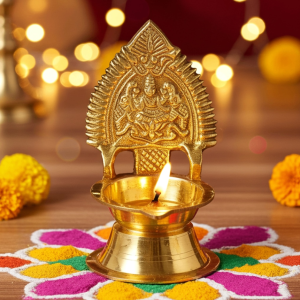 Brass Kamakshi Deepak No.0