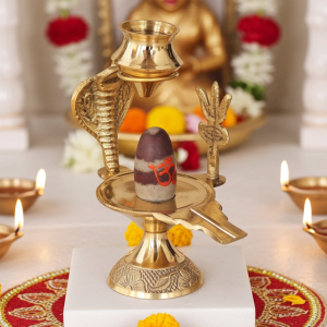 Brass Navdev Shivling – Size 1 Navgrah Lingam, 3