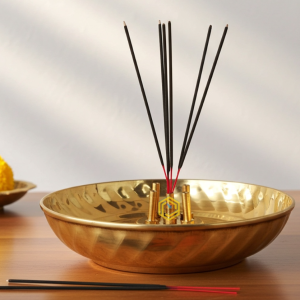 Brass Pooja Temple Agarbatti Stand