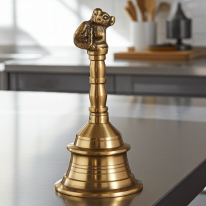 Brass Nandi Hand Bell, Ghanti No. 2