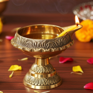Brass Stand Kuber Deepak No. 3