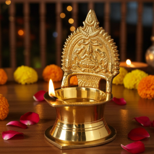 Brass Kamakshi Deepak No. 12