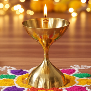 Brass Akhand Deepak No. 15