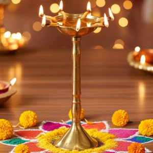 Brass Sada Panas Deepak No. 8