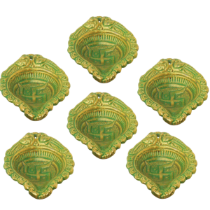 Aluminium Kamal Deepak Showpiece – Lotus Design God Idol Lamp