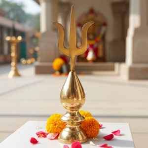 Brass Kalash Trishul No. 2