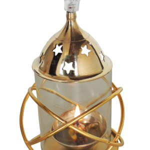 Iron & Brass Ring Udapi Chimney Deepak No. 2