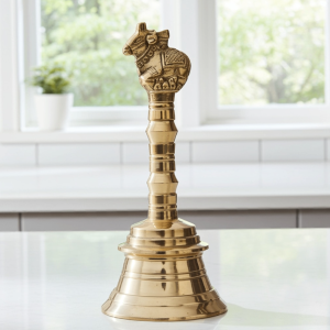 Brass Pooja Hand Bell, Nandi Ghanti