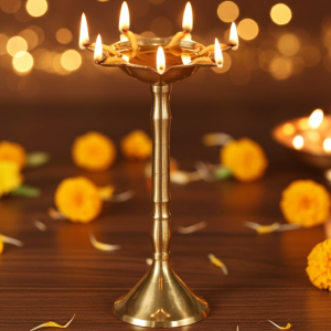 Brass Sada Panas Deepak No. 10