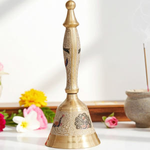 Brass Hand Bell White No. 3