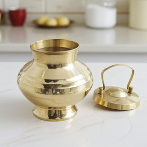 Brass Gangajali No. 6 [400 ml] – Ritual Water Pot for Temple
